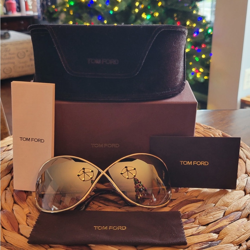 Tom Ford Gold Miranda Women's Sunglasses